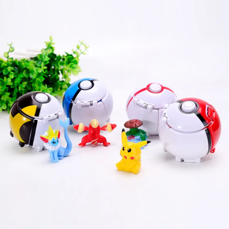 Poke Аниме фигурки шары карманные монстры пелуче Пикачу Snorlax Charmander Mewtwo Стрекоза