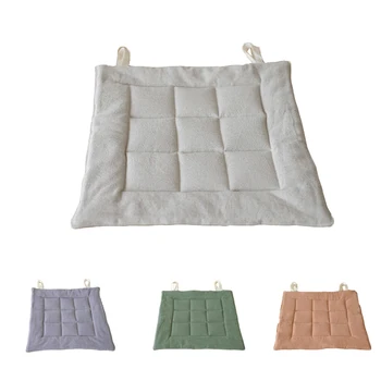 

Chair Cushions Linen Cotton Soft Comfortable Solid Color Seat Cushion Square Kitchen Dining Chair Mat Floor Cushions