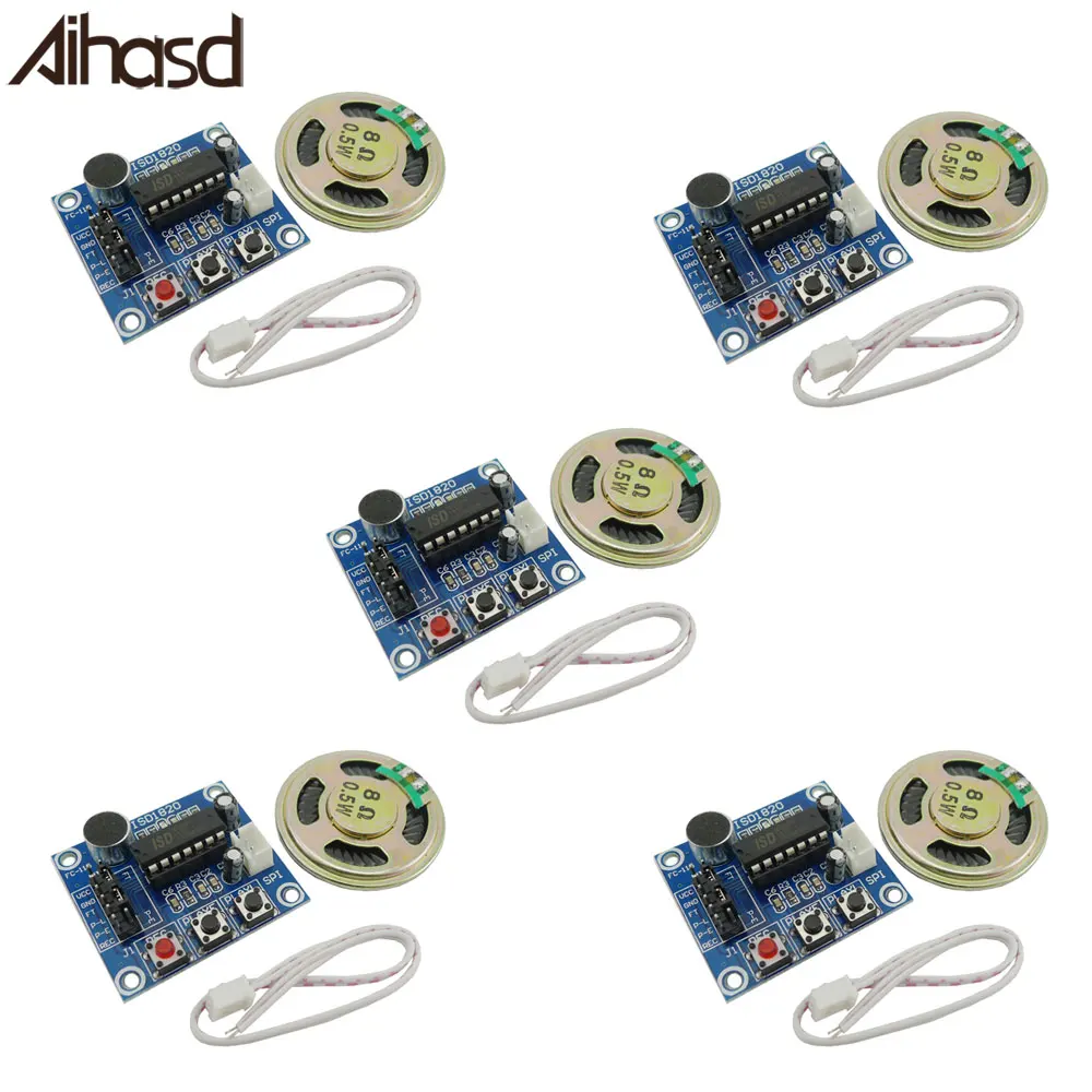 ISD1820 Voice Recording Playback Module Enregistreur Son Conseil avec haut-parleur