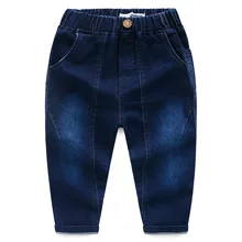 Подштанники в Корейском стиле; модная детская одежда; однотонные ковбойские брюки для мальчиков; подштанники на гусеничном ходу