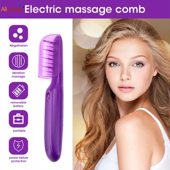 

Alileader Electric Detangling Hair Comb Straighten Curly Wet & Dry Hair Knots Scalp Massage Automatic Rotating Brush For Women