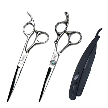

Barber shop 6.0 Hair Scissors Set Professional Hairdressing Scissors Hair Cutting Scissors Thinning styling tool hair scissors