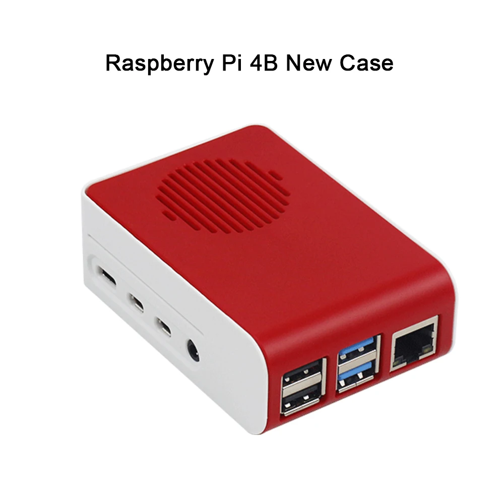 Чехол для Raspberry pi 4B новый защитный чехол с антибликовым охлаждающим вентилятором