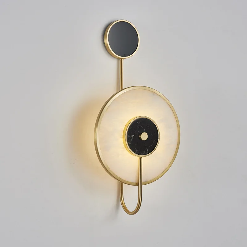 

Postmodern marble wall lamp pendent lamp of sitting room sofa beside study art designer of the head of a bed