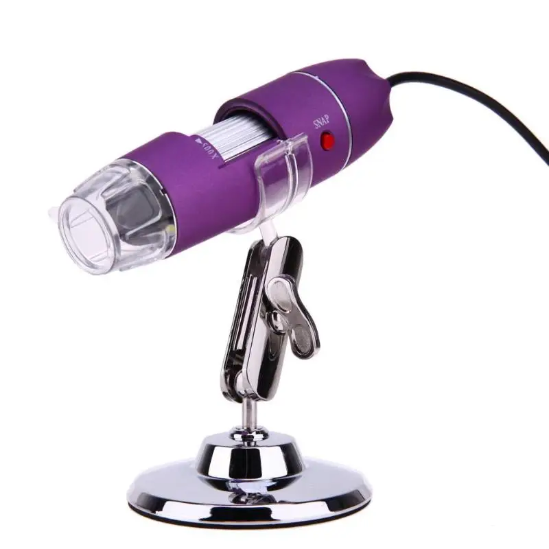 50X-500X USB Digital Microscope Skin Hair Analyzer Follicle Scalp Detector OTG Function High Definition Skin Tester Adjustable