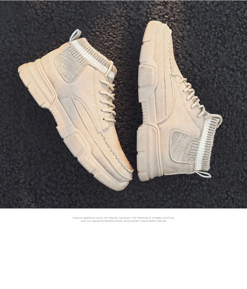 Hohner Men's Casual All-around Socks Shoes New Warm Snow Boots Proof Boots Waterproof Men's Boots Boots Safety Snow Boots