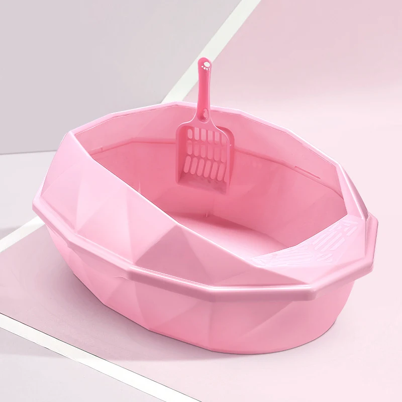oilet Bedpan Cat Litter Box Toilet Supply Anti-Splash Pet Dog Toilet Puppy Plastic Cat Tray Cat Toilet Training Kit