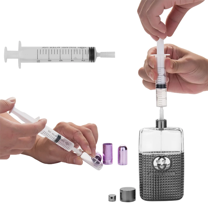 2/5/10ml refillable perfume converter mini perfume dispenser tool portable refill tool including syringe perfume refill tools,perfume dispenser tools