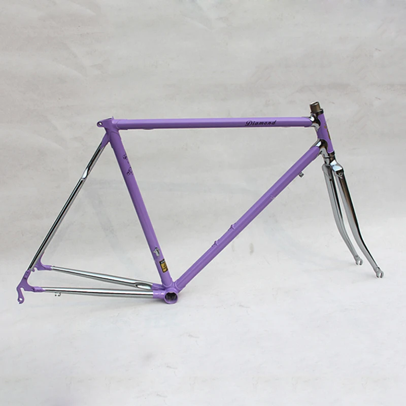 DIY 700 C рама 48 см 50 52 54 56 58 Рейнольдс 525 хромолибденовая стальная Фиксированная Рама
