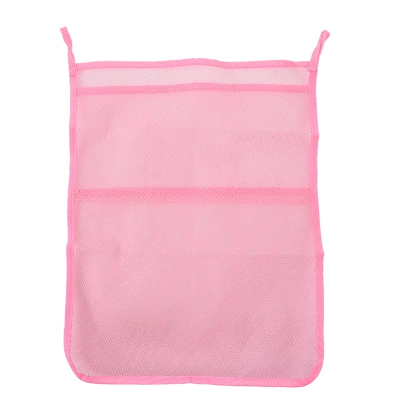 Children'S Bathroom Hanging Bag Baby Bath Toys Neat Storage Sucker Bag Baby Bathroom Toy Net Bag Multi-Function Household Storag