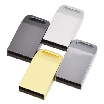 

Customize Logo Mini USB Flash Drives 64GB 32GB 16GB Usb Stick Large Capacity Usb Flash Drive 128MB Waterproof U Disk for Wedding