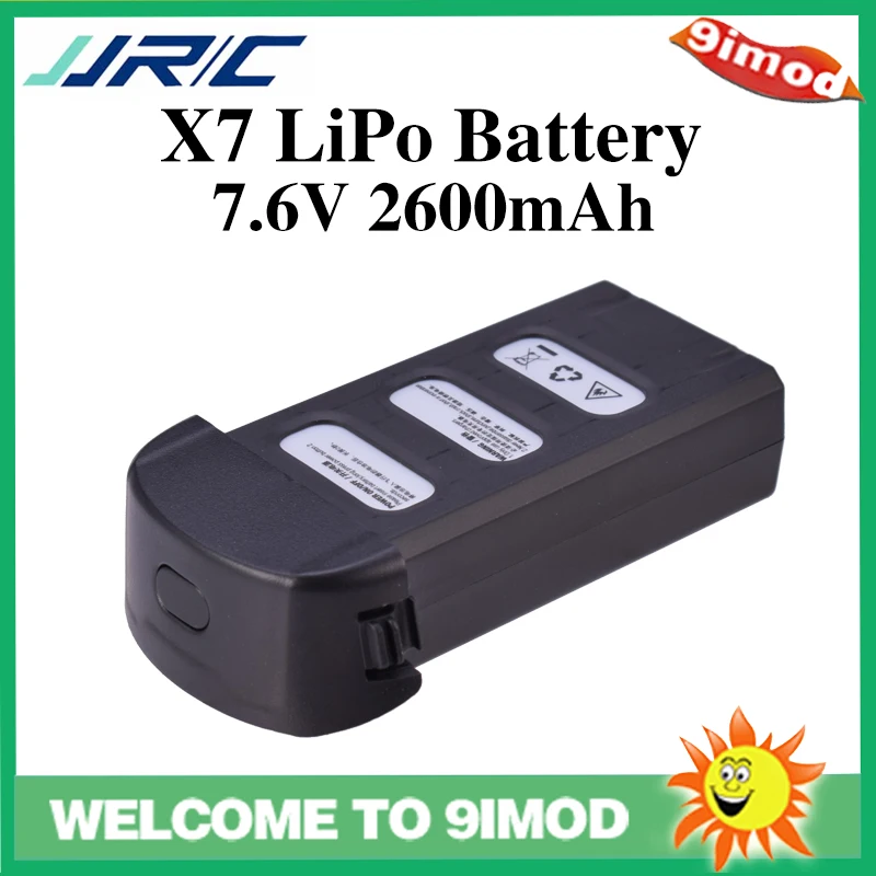 

JJRC X7 RC Drone 7.6V 2600mAh LiPo Battery 23 Minutes Fly Time Smart RC Drone Quadcopter Parts