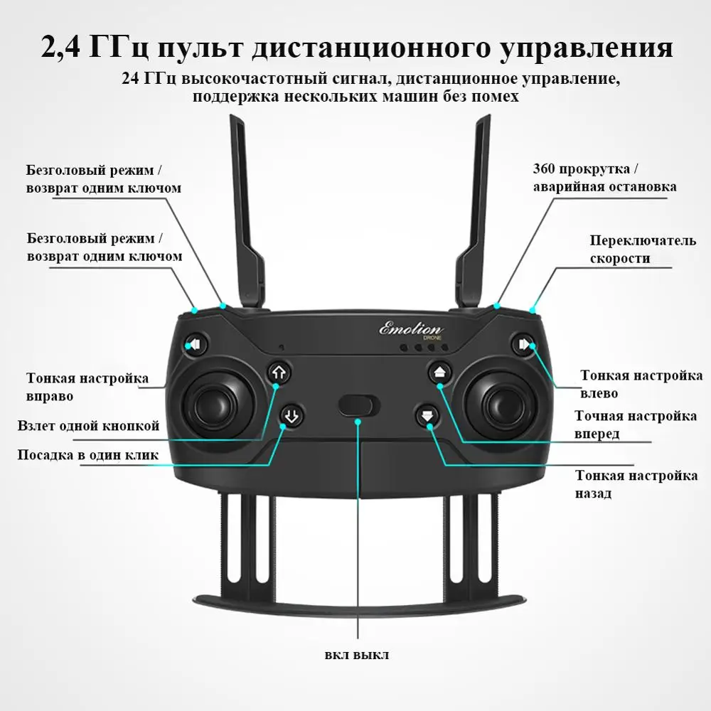 2.4 г Drone мини безголовый Drone RC Quadcopter пульт дистанционного управления складные дроны HD камера открытый игрушка