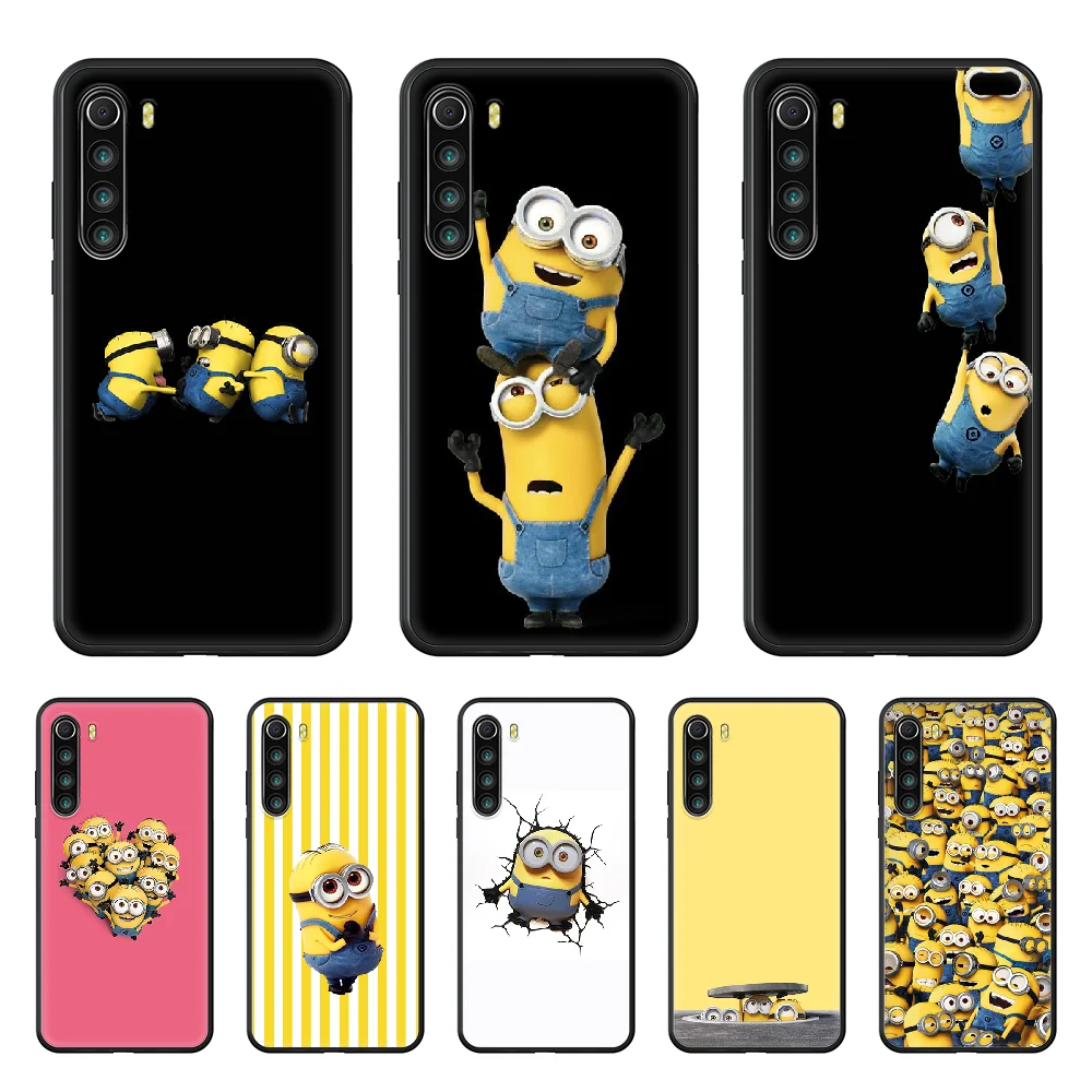 Чехол для телефона Mike Wazowski minions banana чехол xiaomi Redmi note 4 5 6 7 8 A T X Plus Pro черный с 3D задней