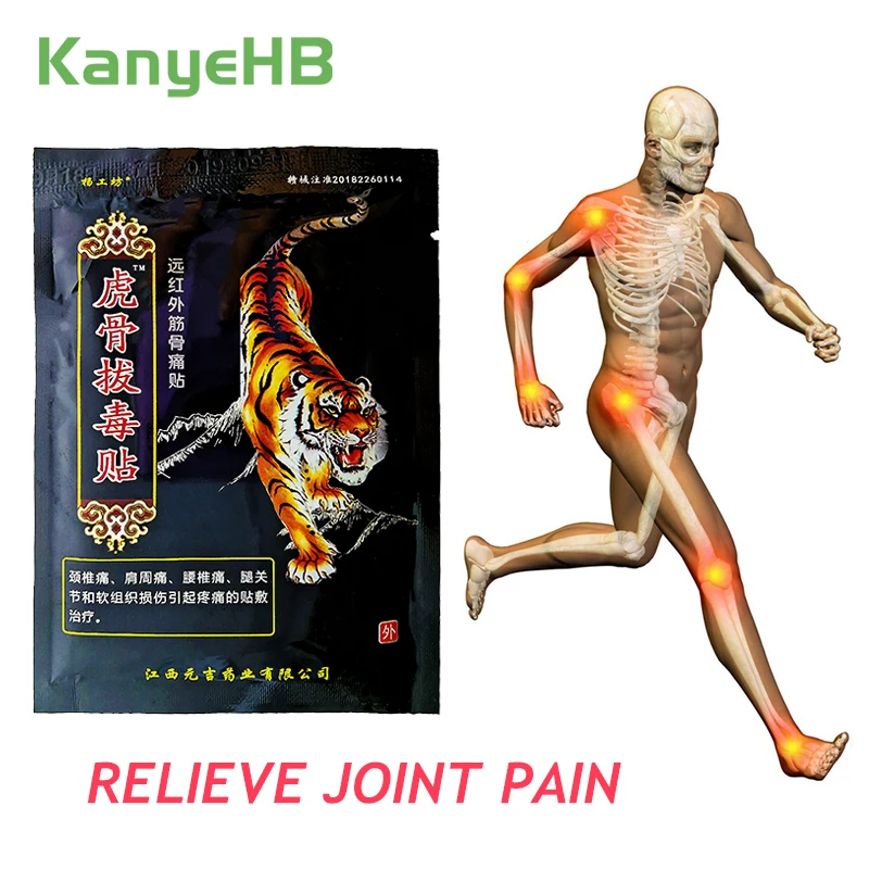 

8pcs/bag Tiger Balm Pain Relief Patch Body Back Joint Muscle Arthritis 100% Original Chinese Natural Herbal Medical Plaster H040