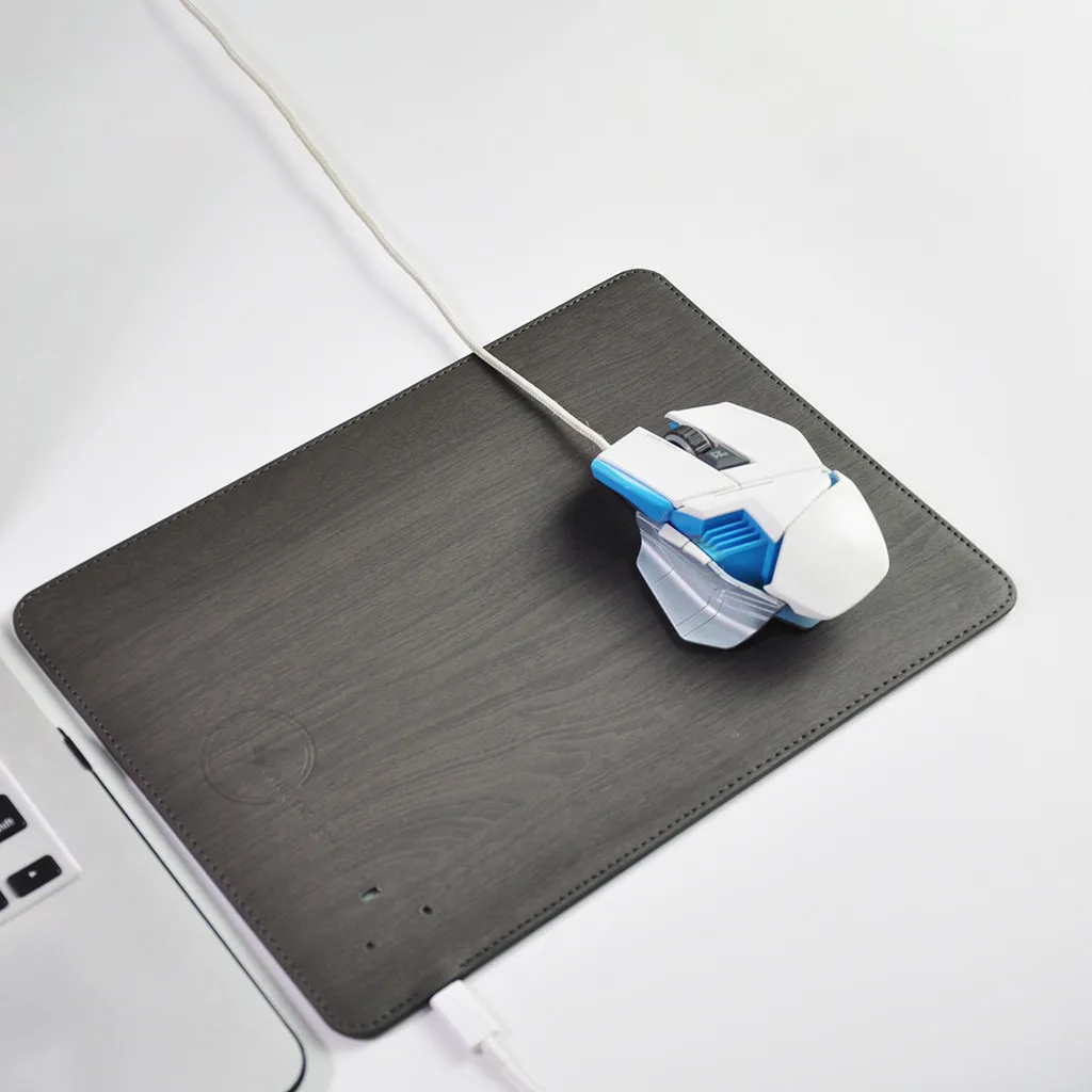 10 Вт Беспроводная зарядка USB+ Micro мыши, коврик для мыши 30x21x0,54 см 50 см кабель для передачи данных игровой компьютер ноутбук офисная мышь наручные Pad-L826