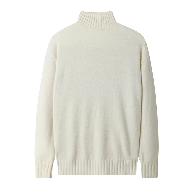 GustOmerD 2019 New Winter Men Sweater Casual Thick Warm Pullovers Men Solid Slim Fit Turtleneck Sweater Men Fashion Soft Clothes