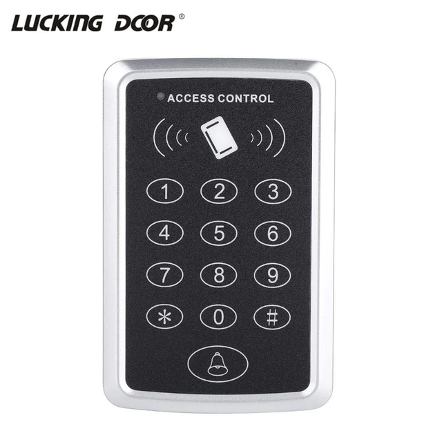 1500 Users Simple RFID Access Control EM ID Card 125Khz Access Keypad Proximity Code Access Reader 1