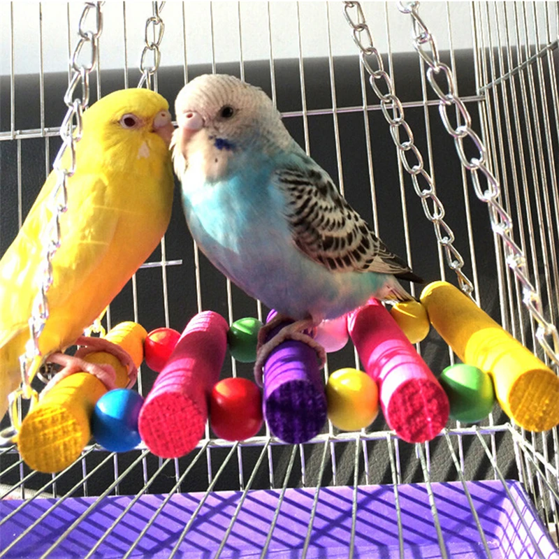 Parrot Toys Pet Bird Cage Swing Hammock Small Birds Chewing Toys for Parakeets Cockatiel Conures Finches Budgie Macaws Love Bird parrot toy bird toy bird swing toy
