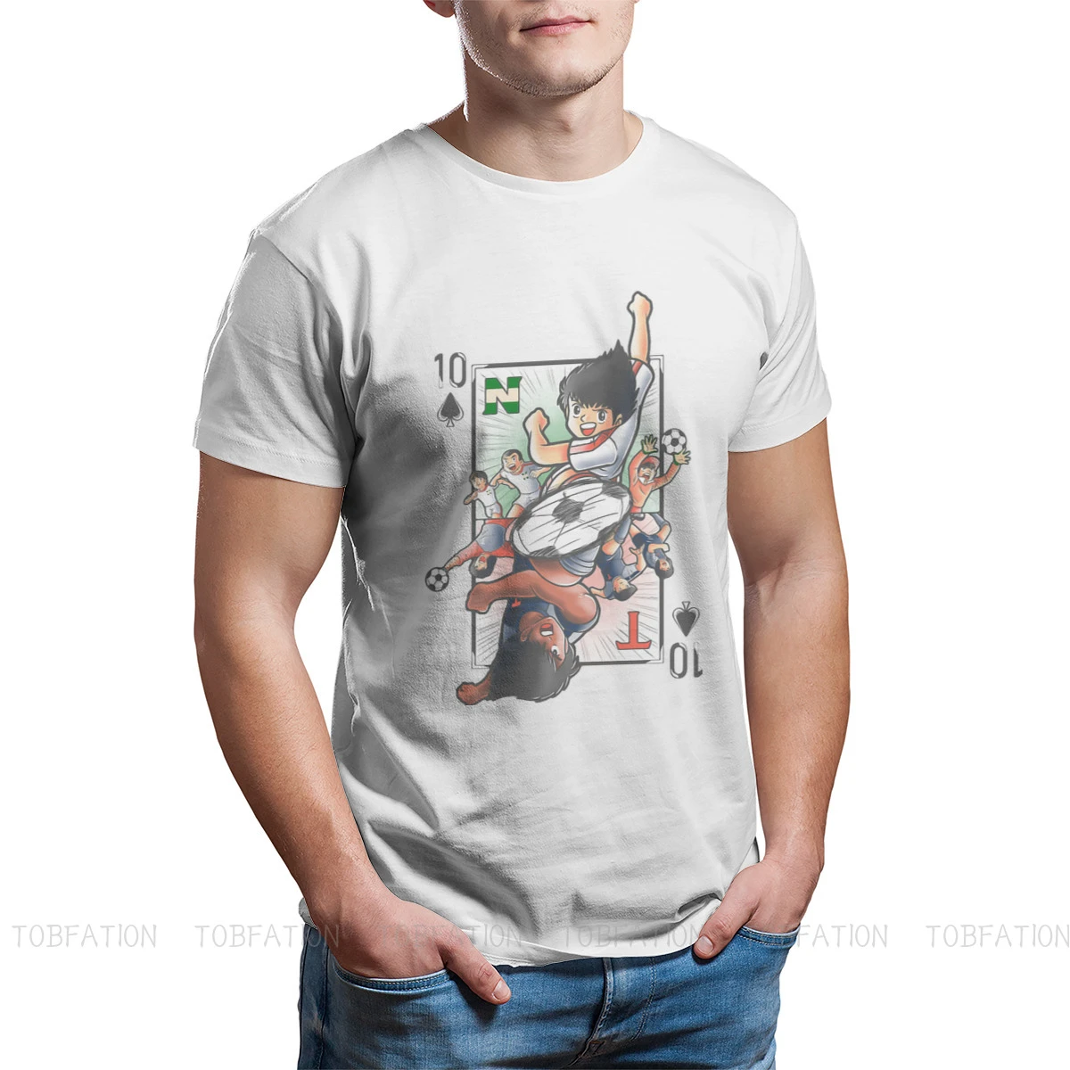 Captain Tsubasa Football Anime Original Tshirts Naipe Personalize Homme T Shirt New Trend Clothing 6xl T Shirts Aliexpress