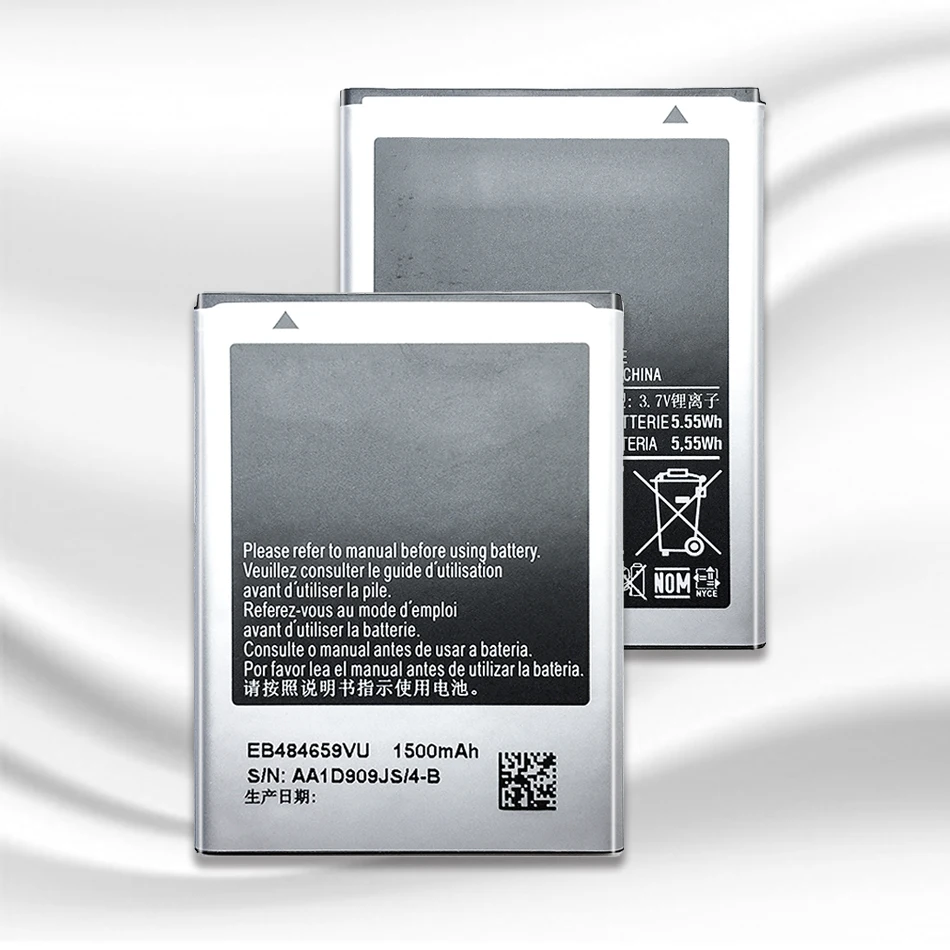Аккумулятор для Samsung GALAXY W T759/i8150 S8600 S5820 I8350 I519 X S5690 1500 Gt-i8150 W689 EB484659VU Gt-i8258 мАч |