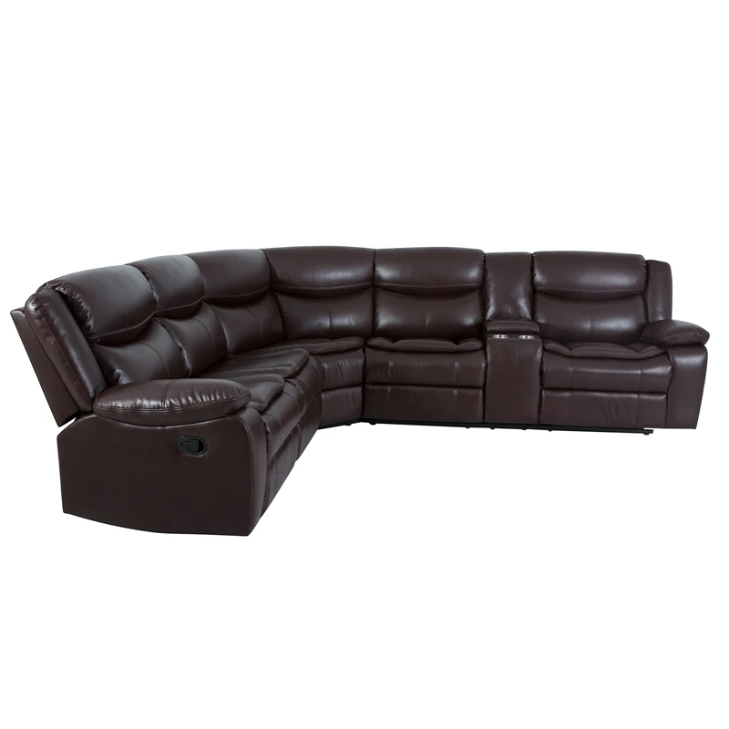 Manual Reclining Sectional Sofa Set Functional Office Home Living Room Bedroom Furniture Classic Reclining Sofa Chair