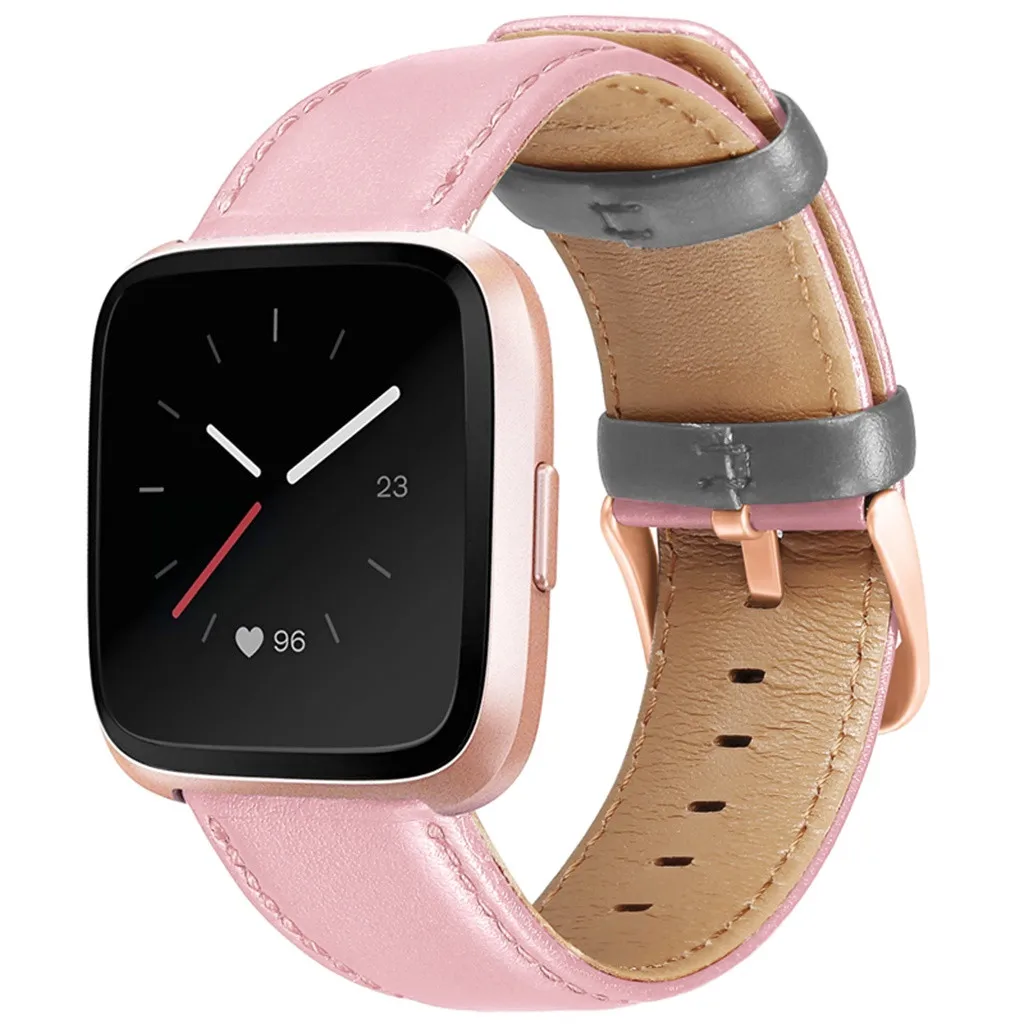 Ouhaobin сменный кожаный ремешок для наручных часов ремешок для Fitbit versa браслет ремень для Fitbit Versa Lite 1017#2