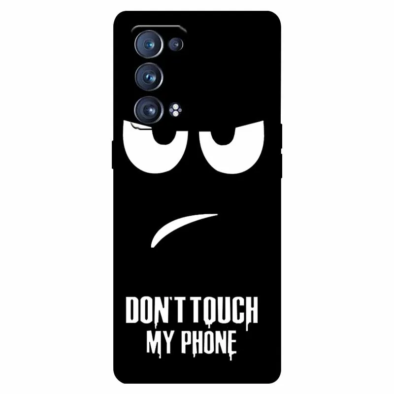 Shockproof Soft Silicone TPU Back Cover for Oppo Reno 6 Pro 5G - Cute and Durable