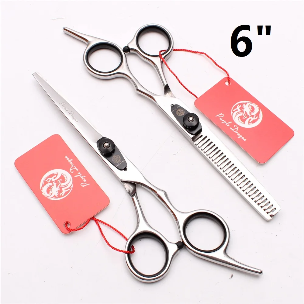 

Y1213 6" Professional Barber Hairdressing Salon Thinning & Haircutting Scissors Set