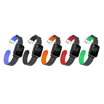 

Real Time Heart Rate Blood Pressure IP67 Waterproof Sleep Condition Smart Watch 1.3" Screen Wristband