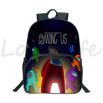 

Game Among Us backpack Children School Bags Boys Girls Cute Pattern Kindergarten Backpack Children Daily Rusksack Teens Knapsack