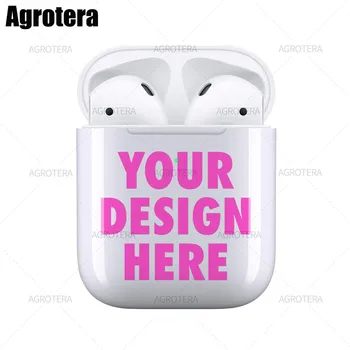 

Agrotera Custom Earphone Protective Case Cover Transparent Clear TPU Case Cover Protector for AirPods Charging Case 2 & 1