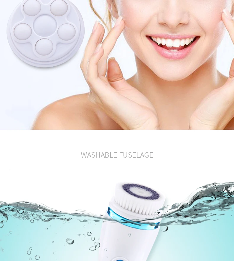 4-in-1 Skin Scrubber Deep Facial Massager