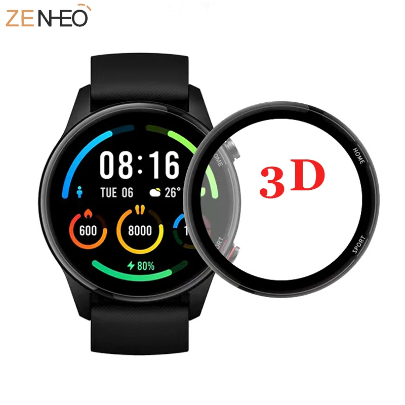 

Мягкая защитная пленка с 3D изогнутыми краями для смарт-часов Xiaomi Mi