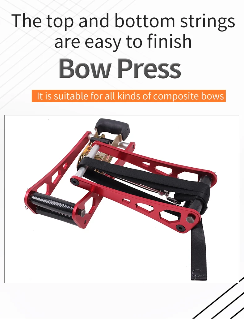Aluminum Alloy Full Split Ratchet-Loc Archery Compound Bow Press String Changer Adjust Tools Handheld Portable Bow Opener Aluminum Alloy Full Split Ratchet-Loc Archery Compound Bow Press String Changer Adjust Tools Handheld Portable Bow Opener