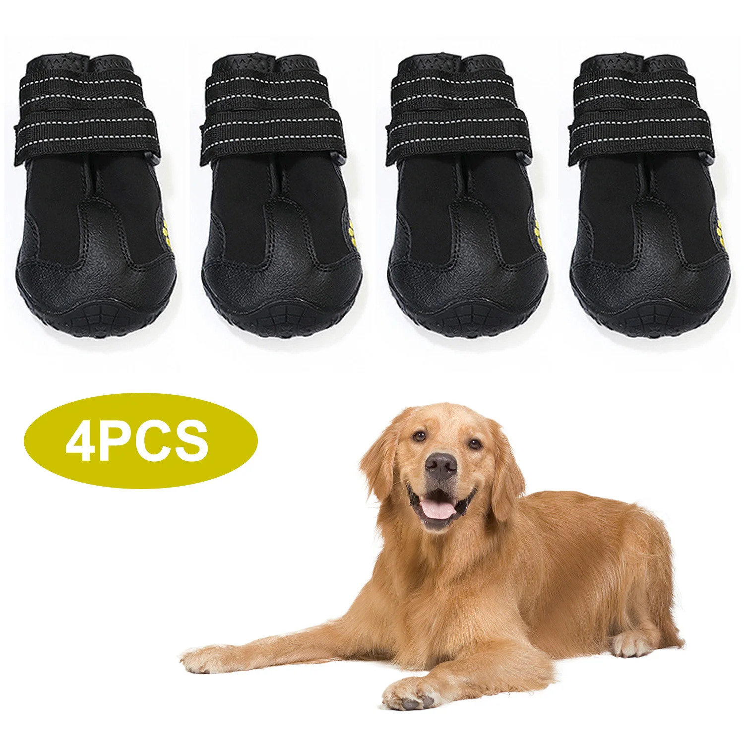 4 шт. обувь для домашних собак Водонепроницаемая уличная зимняя обувь для дождя для собак большие маленькие сапожки для щенка для собак для путешествий Zapatos Para Perro