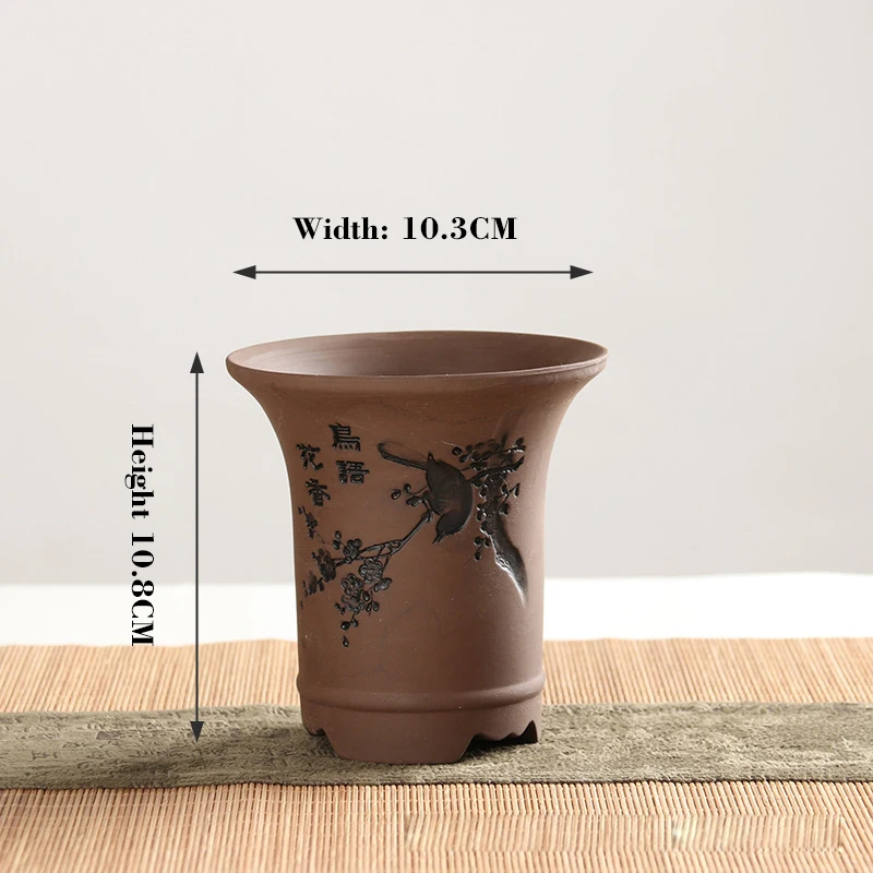 Ручной работы комнатное растение семена бонсай керамический горшок китайская ваза Terra Cotta горшки керамические s цветочные горшки декоративные цветы в горшках