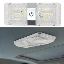 1 PC lampka do czytania W samochodzie 6W 48-LED bezstopniowy dotykowy ściemniania światła Bar dla statku akcesoria samochodowe wysokiej jakości oświetlenie wnętrza do czytania tanie i dobre opinie CN (pochodzenie) Lampki do czytania