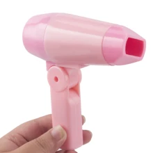 Мини фен для волос Портативный 220 В 200 Вт Супер Дорожный фен для волос складной компактный вентилятор многофункциональный держатель для ванной комнаты инструмент