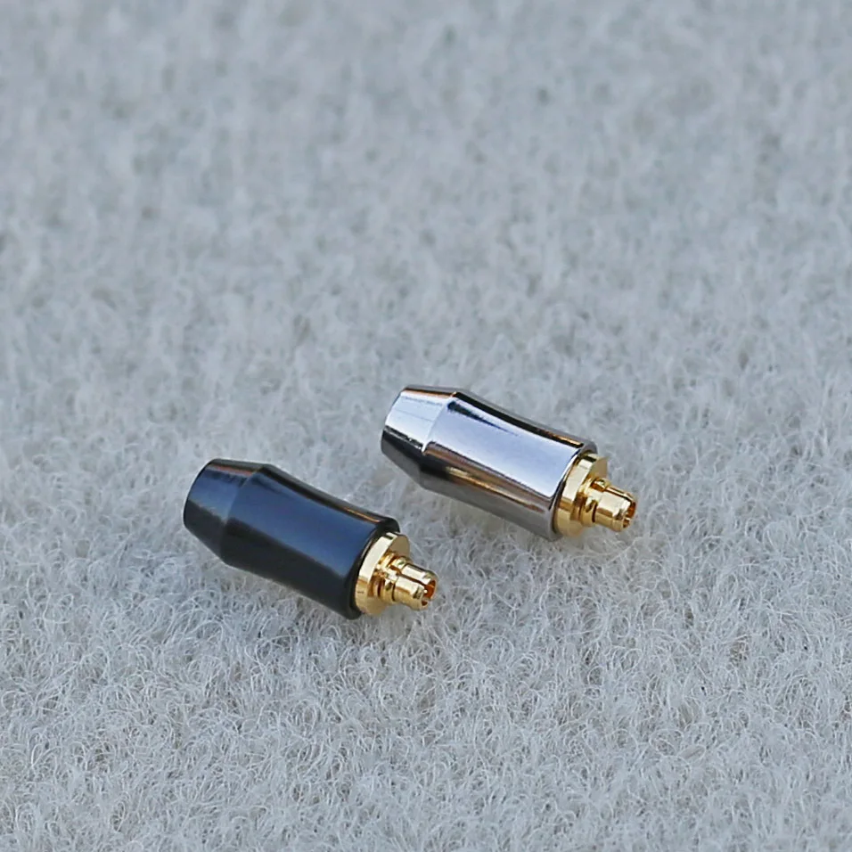 Headphone cable accessories MMCX pin upgrade expansion plug black silver small waist