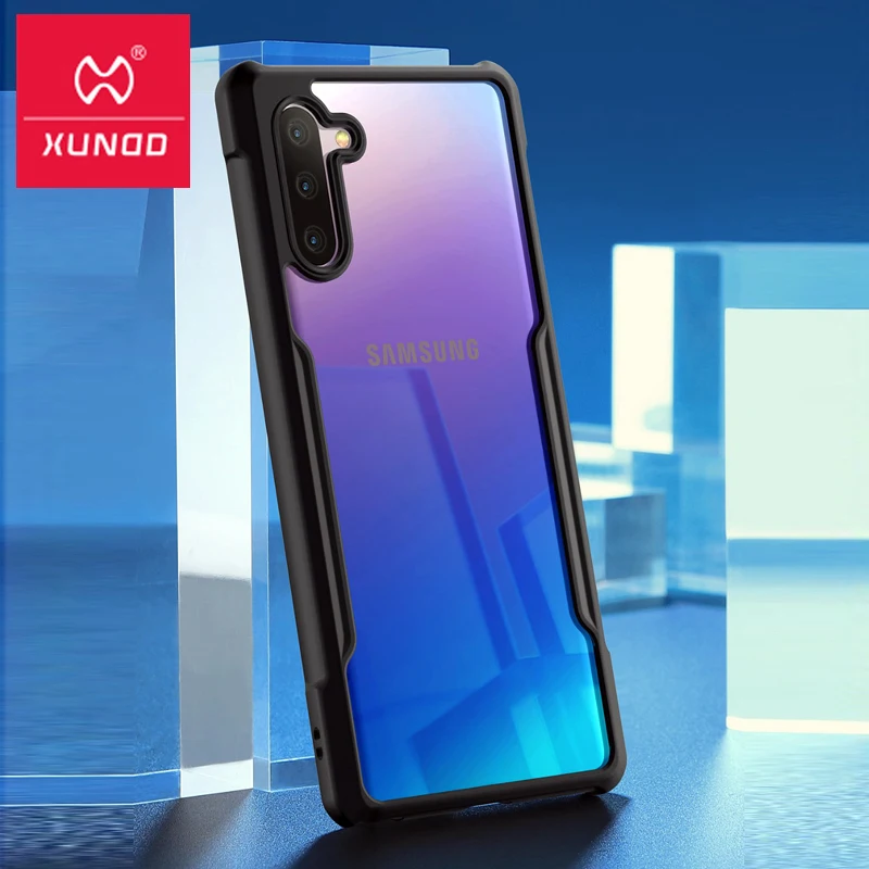 

For SAMSUNG GALAXY Note 10 Case XUNDD Airbag Shockproof 360 Protective Transparent Back Cover For GALAXY Note 10 + Shell Coque