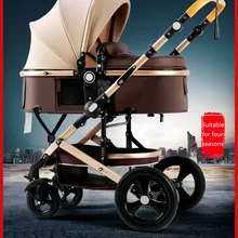 Belecoo/прогулочная коляска с высоким пейзажем, детская коляска 2 в 1, двусторонняя коляска для путешествий, алюминиевая рама, стандарт ЕС, автомобиль, 10 шт., подарки