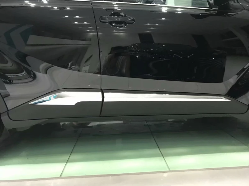 Для Toyota C-HR CHR(AX10) автомобильные аксессуары ABS Хромированная Боковая дверь кузова литье под давлением отделка