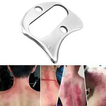 

stainless steel massage knife Deep Tissue Massager Pain Board Gua Therapy Acupuncture Muscle Relax Sha Relief Scraping A8I7