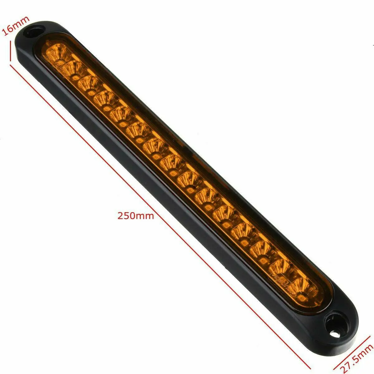 6 шт. 15LED прицеп Грузовик Караван UTE Стоп тормозной задний светильник ультра-тонкий Кемпер лампа красный белый желтый