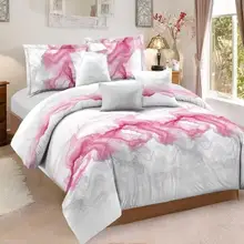 LOVINSUNSHINE простой набор постельного белья с чернилами король плед двуспального размера кровать розовый пододеяльник для девочек