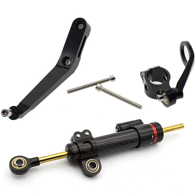 Yahoo!オークション バイク ステアリングダンパースタビライザー ブ...