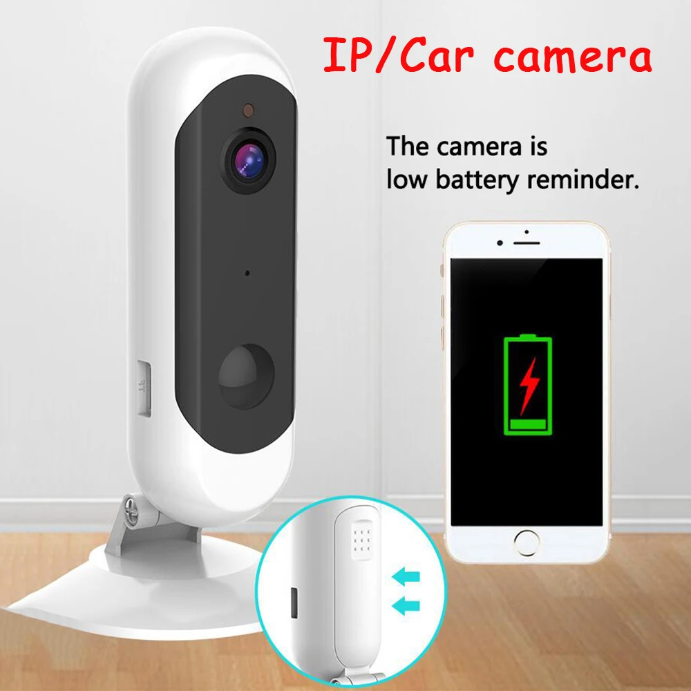 

Newly Wireless Dash Cam HD Pro Car DVR Smart IP Battery Camera Mobile Remote Monitor Car Security Camera For Car/Home/Office