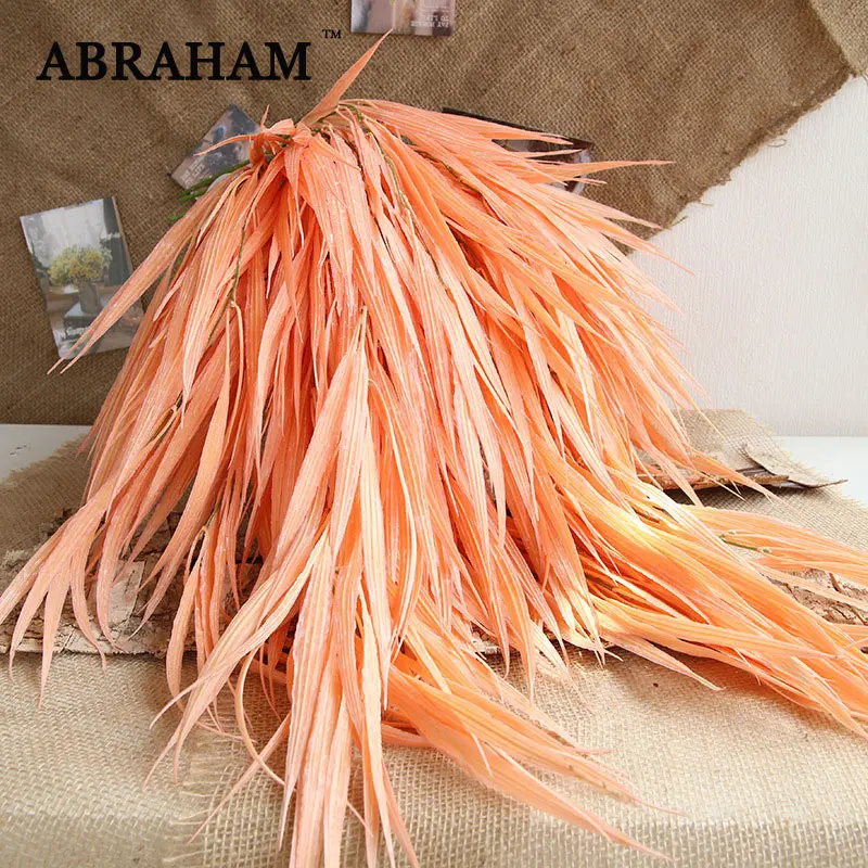 

87cm 5 Fork Plastic Rattan Hanging Plants Artificial Vine Fake Willow Leaves Real Touch Plant Ivy Autumn Decor For Wedding Decor