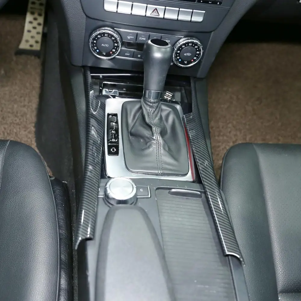 5 цветов серебристо красный для Mercedes benz C Class W204 C180 C200 2007 2013 ABS декоративные полосы